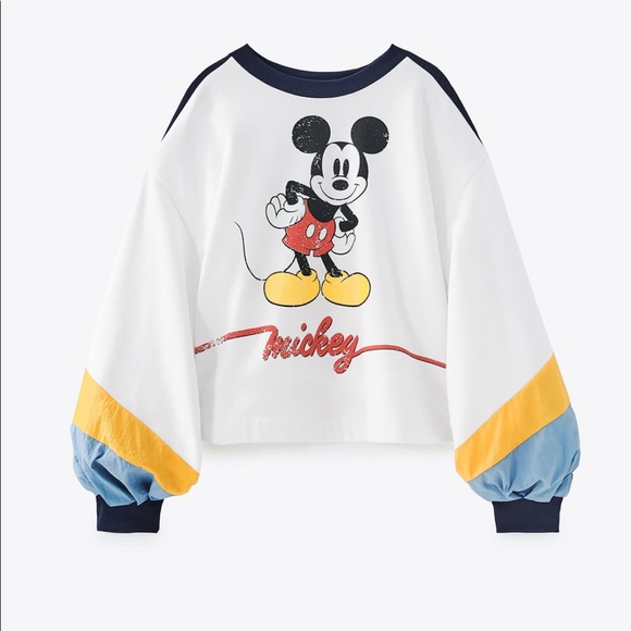ZARA BNWT Disney Mickey Mouse Sweatshirt - Picture 7 of 7